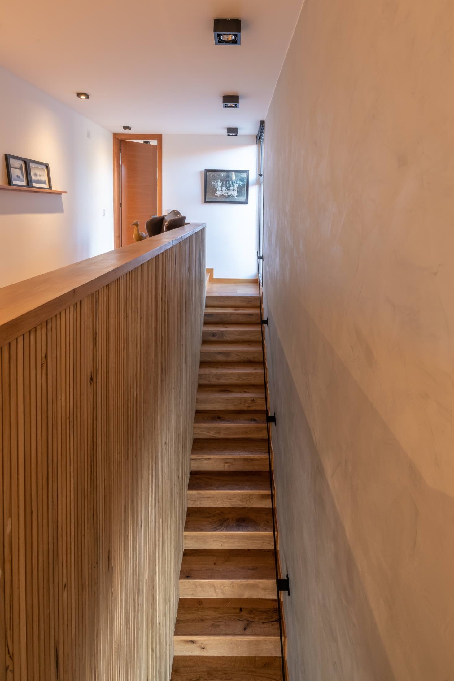 wooden staircase